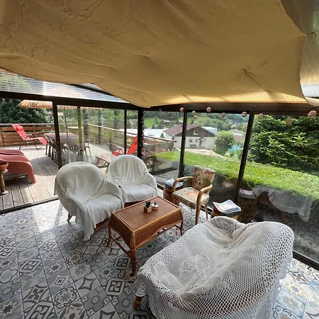 Prive Avec Vue Panoramique Sur Les Montagnes & Proche Chalet