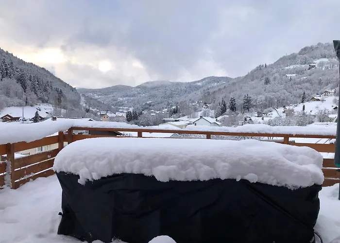 Prive Avec Vue Panoramique Sur Les Montagnes & Proche Chalet La Bresse