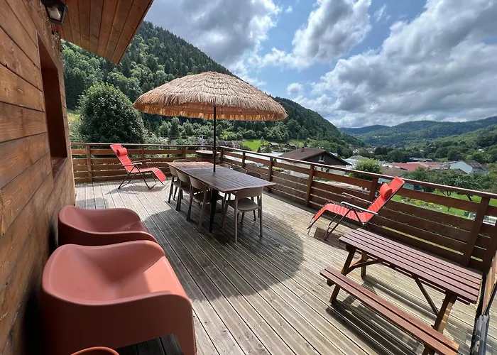 Horská chata Prive Avec Vue Panoramique Sur Les Montagnes & Proche La Bresse